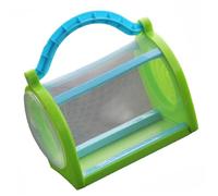 HONITANO Portable Insect Cage with Carry Handle Green, Bug Collecting Box for Outdoor Nature Exploration, Lightweight Bug House for ’s Science Play