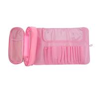 HONITANO Portable Makeup Brush Case Pouch Versatile Rolling Wrap Bag for Cosmetics Toiletries Storage Travel Friendly Organizer Durable Cloth Design Great for Lip Gloss