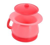 HONITANO Portable S Chamber Pot with Handle and Cover Multi-Function Commode Urinal and Potty for Boys and Lightweight Toilet Training Bucket for Home and Travel