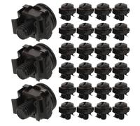 HONITANO Rack Mount Screws Black Screws cage nuts and washers M6 X 14mm 40pcs High Strength Carbon Steel Precision Design for Audio Equipment and Server Cabinets for Network Racks