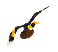 HONITANO Realistic Hornbill Bird Model Simulation Ornamental Sculpture for Garden Decor Lightweight Vivid Hornbill Figurine for Indoor Outdoor Display
