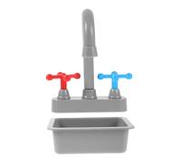 HONITANO Realistic Mini Kitchen Sink Faucet for Compact Portable Pretend Play Accessories Easy Installation Promotes Cleanliness and Water Saving Habits for Role Play Kitchen Learning