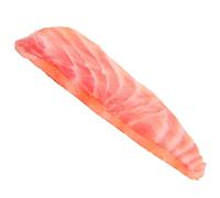 HONITANO Realistic Salmon Slice Model Fake Food Prop for Restaurant Kitchen Decor Lifelike Salmon Food Model for Photography Display Versatile Decorative for Parties Early Education