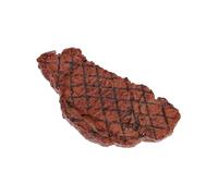 HONITANO Realistic Simulation Steak Lightweight Decorative Fake Food Model for Photo Props Teaching and Display Hard Surface Plastic Grill for Home and Studio Use