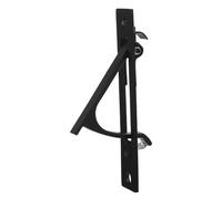 HONITANO Recessed Black Stainless Steel Pocket Door Handle Spring Loaded Hidden Edge Pull for Sliding Closet Doors Brushed Steel Finger Pull Hardware Kit for Modern Interiors