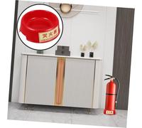HONITANO Reflective Plastic Fire Extinguisher Support Base Stable Non-tip Holder for Versatile Extinguisher Easy Installation Safety Storage Stand for Home Garage Campervan