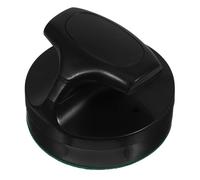 HONITANO Replacement Ice Hockey Pusher Paddle with Soft for Table Hockey Game Black Paddle Accessory Smooth Sliding Replacement Part for Night