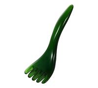 HONITANO Resin Beeswax Five Claw Scalp Massage Comb for Hair Care Skin Friendly Tool to Promote Circulation and Stress Practical Green Massage Comb for Relaxation