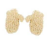 HONITANO Reusable Natural Sisal Exfoliating Gloves for Body Scrub Handwoven Bath Mitts with Deep Pore Cleansing Durable Spa Gloves for Shower and Skin Exfoliation