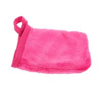 HONITANO Reusable Pink Microfiber Face Scrub Mitt and Facial Cleansing Gloves Set, Deep Exfoliating Body Scrub Gloves for Dead Skin Removal, Suitable for Daily Skincare and Makeup Removal