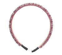 HONITANO Rhinestone Crystal Headband for Women Shiny Wide Hair Hoop for Parties Weddings and Daily Wear Elegant Headdress and Makeup Accessory Lightweight and Comfortable Design