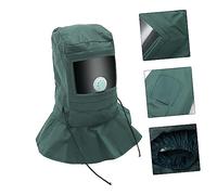 HONITANO Sandblasting Protective Hood with and Oxford Cloth Breathable Lightweight Cover for Industrial Dust Fertilizer Plants Cement Factories Elastic Neck Design for Comfort and Hearing
