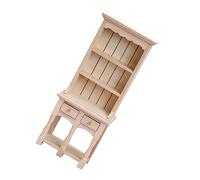 HONITANO Scale Dollhouse Furniture Stylish Bookshelf for Mini Crafts and Room Decoration Safe and Sturdy Design for Creating Scenes