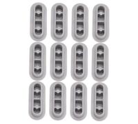 HONITANO Seat Keep Adhesive Toilet 12pcs with Pads Bumpers Strong Clean Plastic Anti-Slip Gaskets Reduce Noise for Toilet Seats and Suitable for Home and Bidet Use