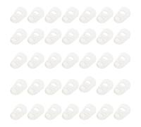 HONITANO Silicone Guitar Fingertip Protectors 40pcs Large Internal Space and Sizes Comfortable Wearing to Improve Practicing for Electric Guitar and Ukulele for Beginners and Guitarists