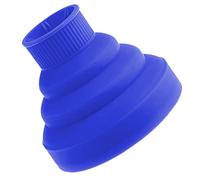 HONITANO Silicone Hair Diffuser Cover Universal Hair Dryer Diffuser Attachment Foldable Blow Dryer Nozzle Blue for Salon Styling and Curl Enhancement