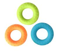 HONITANO Silicone Hand Grip Exerciser Rings Sturdy Silicone Material 3pcs for Strengthening Wrists and Relieving Stress Hand Trainer for Students and Teachers