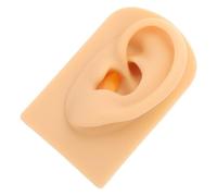 HONITANO Silicone Human Ear Model Left Flesh Color Ear Piercing Training Prop Flexible Presentation Model for Piercing Practice