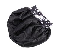HONITANO Silky Satin Large Hair Bonnet Sleep Cap for Women Protective Shower Hat for Curly and Straight Hair for Bedtime Makeup Bathing and Chemo Care