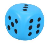 HONITANO Slow Rising PU Squeeze Dice Stress Relief for Adults and Soft Lightweight Handheld Decompression Plaything Portable Anxiety Relief and Mood Booster Blue