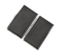 HONITANO Small Cigarette Case Portable Aluminium Alloy and PU Material High-Strength and Easy to Carry Delicate Fashionable Design Convenient Case for Cigarettes Storage and Daily Use