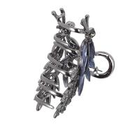 HONITANO Small Metal Wheat Ear Rhinestone Hair Claw Clips for Women Shimmering Crystal Details Secure Grip Barrettes Fancy Hair Accessories for Weddings Parties and Everyday Use