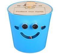 HONITANO Smart Sensor Trash Can DIY Assembly Kit with Automatic Lid, Blue Sensor Dustbin for Science Projects and Home Use