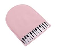 HONITANO Soft Pink Double-sided Pile Violin Dusting Glove Portable Musical Instrument Cleaning Cloth for Flute Guitar Musicians Instrument Care