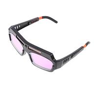 HONITANO Solar Rechargeable Auto Darkening Welding Glasses Lightweight Protective Goggles with Shockproof Abs Frame for Professional Eye Safety