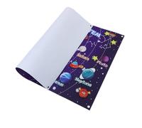 HONITANO Solar System Felt Story Board for Preschool Children Educational Learning Toy with Colorful Stars Large Felt Busy Board for Toddler Storytelling and Craft Play Set