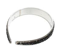 HONITANO Sparkle Wide Crystal Headband for Women Rhinestone Headwear for Wedding Guest Parties Bridal Headpiece Pearl Decor