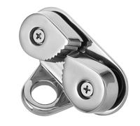 HONITANO Stainless Steel Cam Cleat with Buffer for Rope Protection Tension Cleat for Kayak Sailboat Yacht Includes Screws for Easy Installation Boat Accessory