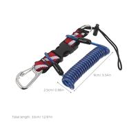 HONITANO Stainless Steel Diving Camera Lanyard with Quick Release Buckle Retractable Anti-lost Strap for Scuba Gear Compatible with Dive Lights Cameras and Tools Underwater Tether