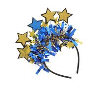 HONITANO Star and Moon Headband Ramadan Theme Costume Accessory Elegant Hair Hoop for Muslim Parties Unique Decorations for Eid Mubarak Celebrations Stylish and Design with Arabic