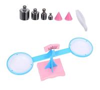 HONITANO Student Tray Balance Set for Children Simple Lever Principle Learning Tool for Science Experiments and Educational Activities Random Color