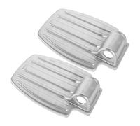 HONITANO Sturdy Wheelchair Footrest Replacement Large Anti-Slip Foot Pedal Blocks for Elderly Hand-Push Mobility Vehicles Reliable Support Platform for Lower Limb Movement Disorders