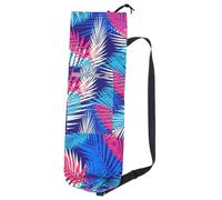 HONITANO Thickened Canvas Yoga Mat Bag with Drawstring Closure Lightweight Sports Carrier for Pilates Fitness Meditation Printed Single Shoulder Storage Pouch for Women and Men