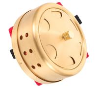 HONITANO Thickened Pure Copper Moxibustion Tank Portable Burner with Temperature Compact Creative Moxa Box for Home and Massage Use with Screw Cap and Sleeve Random Color