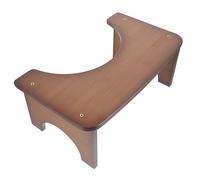 HONITANO Toilet Stool Foot Stool Bamboo Small Bench for Bathroom for Toilet Use