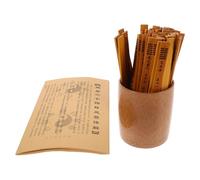 HONITANO Traditional Chinese Divination Sticks Khaki Colour Bamboo Fortune Sticks with Drawstick Mechanism and Complete Wisdom Collection for Family Gatherings and Personal Study