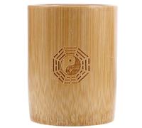 HONITANO Traditional Chinese Divination Tool Bamboo Stick Holder I Ching Hexagram Pot for Feng Shui Decoration Vintage Game Prop Compact and Portable Craft for Home Decor