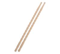 HONITANO Traditional Drum Practice Sticks Wave Handle Non-slip Classic Drumsticks Made of Bamboo for Drumming Styles