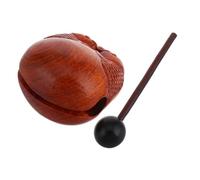 HONITANO Traditional Wooden Fish Ornament Decorative Fish Sculpture for Office Home Decor Zen Meditation Drum Handcrafted Artisanal Decor