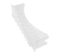 HONITANO Transparent Clipper Comb Holder Storage Box with Multi Slots for Hair Clipper Guards Organizer Case for Salon Barber Home Use Convenient Access and Display for Different Limit