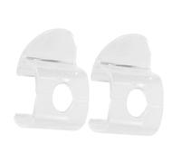 HONITANO Transparent Curtain Clips Cordless Blind Bottom Rail Handles Lightweight Valance Clamps for Bedroom and Caravan Window Blinds Easy Install and Remove Accessories