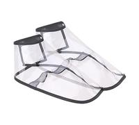 HONITANO Transparent Hairdressing Shoe Covers Large TPU Material Haircut Styling Tool for Barbers and Hairdressers Prevents Broken Hair Falling Into Shoes Easy to Wear Protective Salon