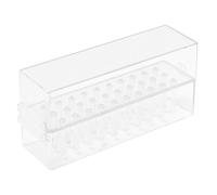 HONITANO Transparent Nail Grinding Head Storage Box Organizer Case for Nail Art Polishing Heads Portable Manicure Drill Bits Display Holder