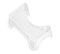 HONITANO Transparent Non Slip Toilet Foot Rest Stool for Adults and Raised Bathroom Step Stool for Squatting Potty Training Aid for Comfortable Pooping in Homes and Public Places