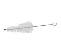 HONITANO Trumpet Cleaning Brush Soft Bristle Mouthpiece Cleaner White Handle Natural Bristles for Trumpet Care and Maintenance