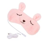 HONITANO USB Steam Eye Mask with Heat Contoured Eye Pad for Sleep and Fatigue Relief Reusable Warm Compress Cover for Men Women